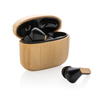 Auricolari TWS in plastica riciclata RCS e bambù FullGadgets.com