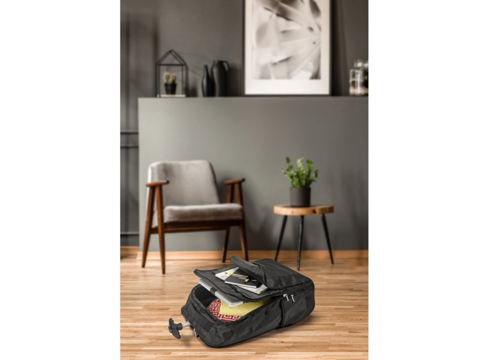 AVENIR. Zaino trolley porta PC 17'' in poliestere 1680D e 300D FullGadgets.com