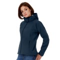 B&C Hooded Softshell W 94% Poliestere  6% Elastane Personalizzabile |B&C