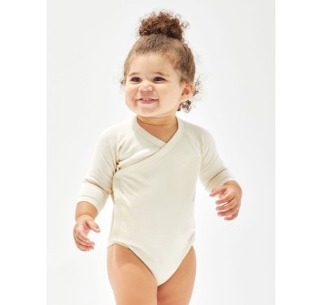 Baby Long Sleeve Kimono Bodysuit FullGadgets.com