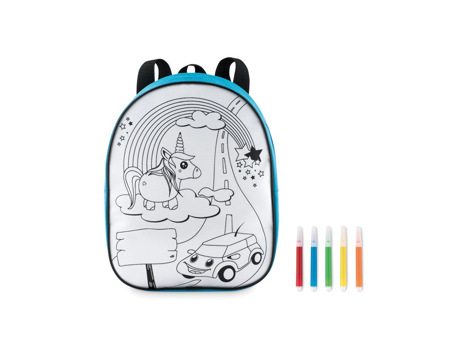 BACKSKETCHY - Zainetto con 5 pennarelli FullGadgets.com