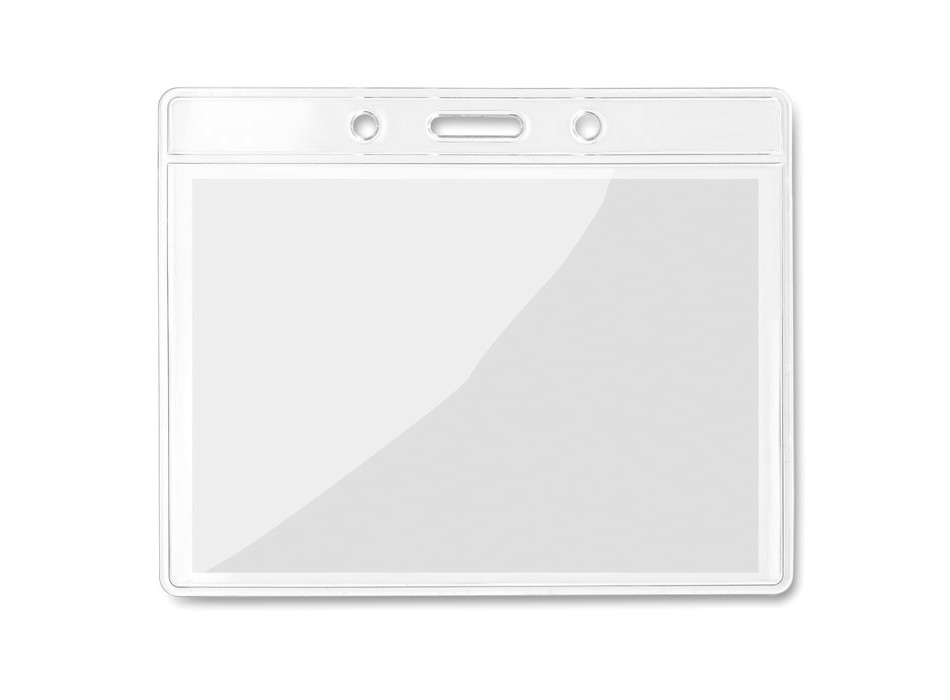 BADGY - Porta badge trasparente 10x8cm FullGadgets.com