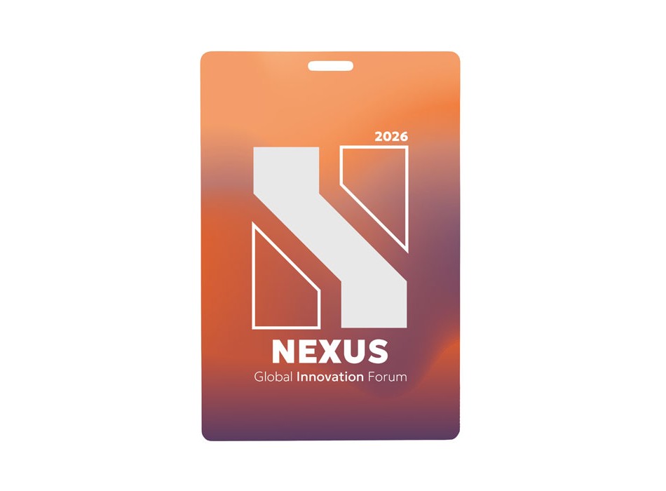 BADLARGE - Badge con cordino 120x80 mm FullGadgets.com