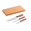 BAHARAT. Set di 3 coltelli da cucina con lama in acciaio inossidabile e manico ergonomico FullGadgets.com