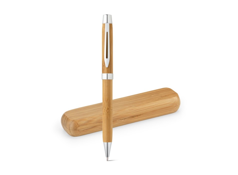 BAHIA. Penna a sfera in bambù con meccanismo a rotazione FullGadgets.com