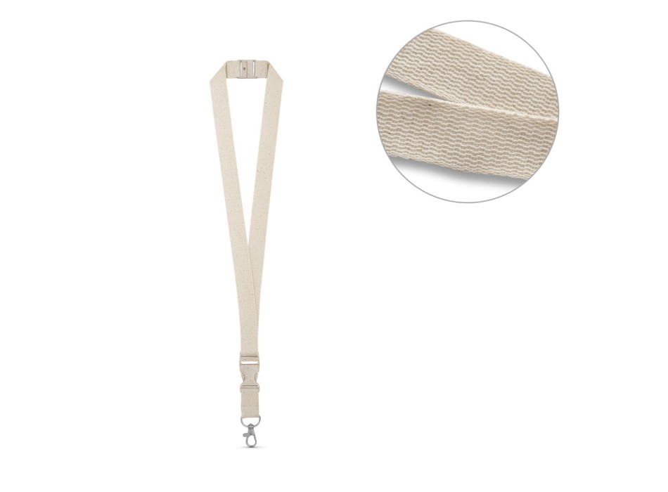 BALLINA. Lanyard 100% cotone con moschettone in metallo FullGadgets.com