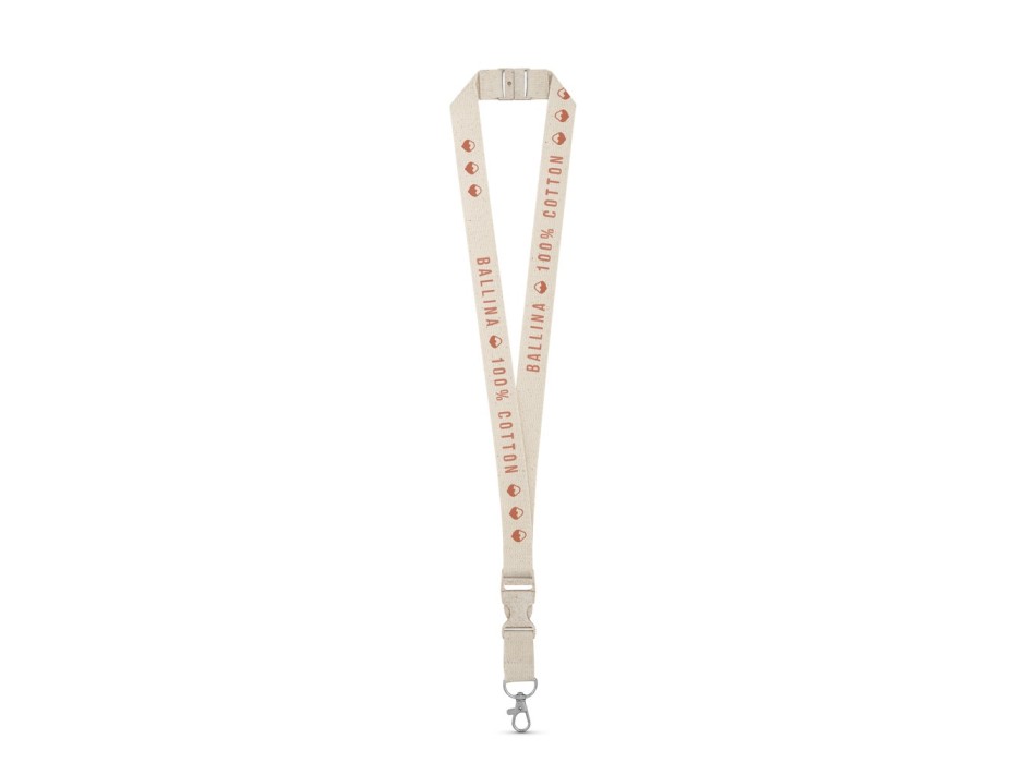 BALLINA. Lanyard 100% cotone con moschettone in metallo FullGadgets.com