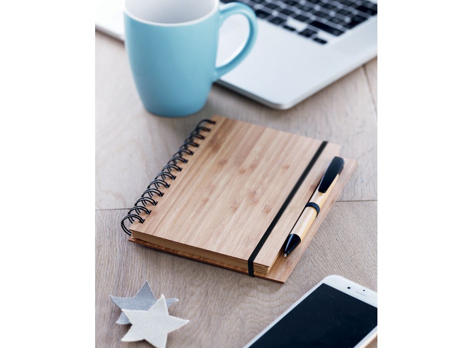 BAMBLOC - Notebook in bamboo con penna FullGadgets.com