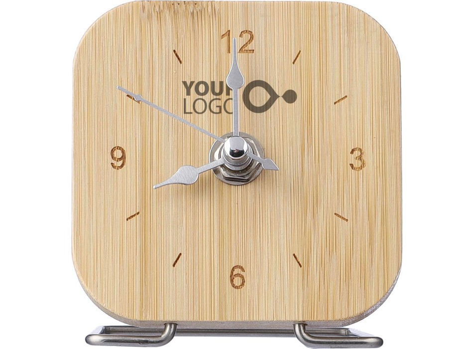 Bamboo clock Jenny FullGadgets.com
