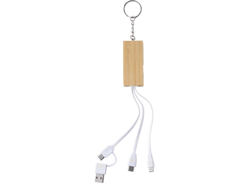 Bamboo keychain Sutton FullGadgets.com