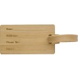 Bamboo luggage tag Shawn FullGadgets.com
