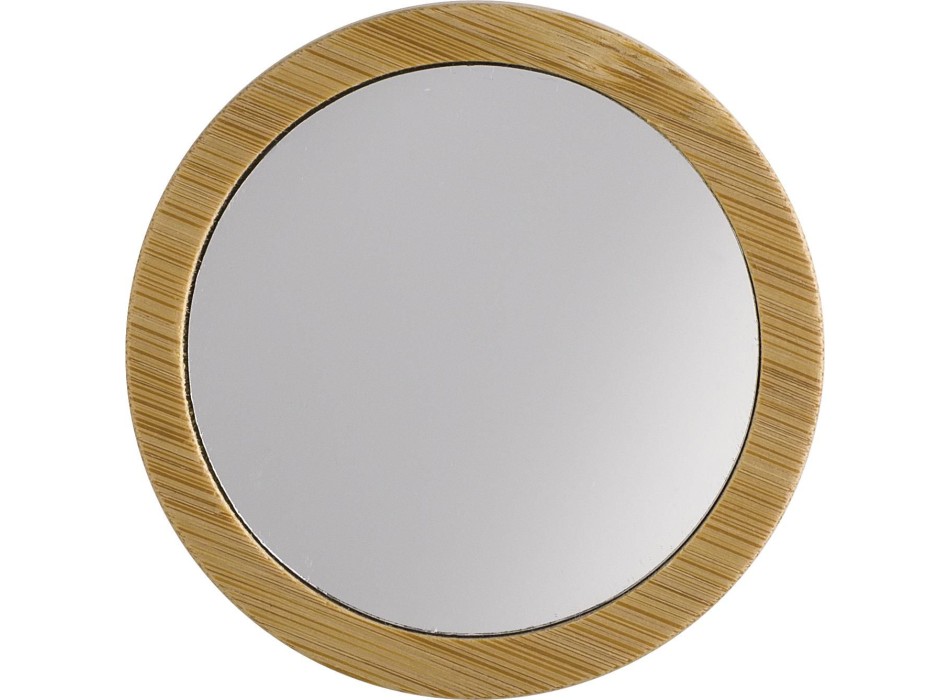 Bamboo pocket mirror Jeremiah FullGadgets.com