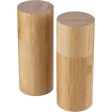 Bamboo salt and pepper mill Christine FullGadgets.com