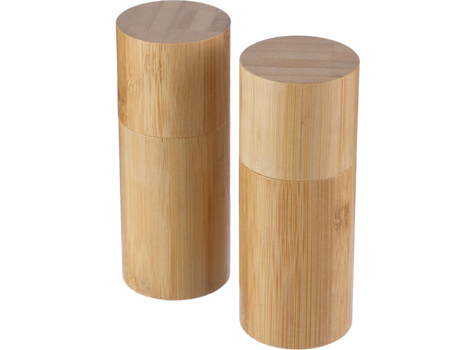 Bamboo salt and pepper mill Christine FullGadgets.com