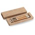 Bambooset - Set Penna E Matita In Bambu Personalizzabile