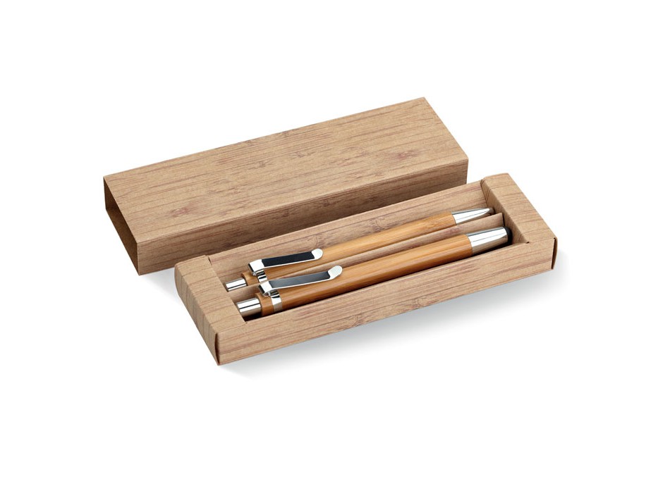 BAMBOOSET - Set penna e matita in bambu FullGadgets.com