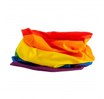 Bandana multiuso arcobaleno tubolare in tessuto elastico FullGadgets.com