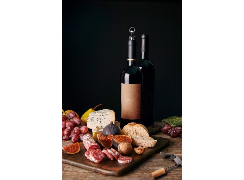 BARREL. Set da vino in zinco e acciaio inox FullGadgets.com