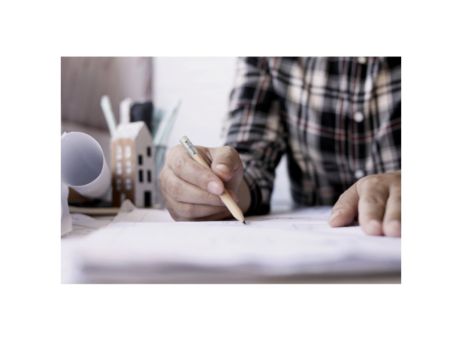 BARTER. Mini matita con gomma di durezza HB FullGadgets.com