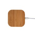 Base di ricarica wireless in Bamboo - Input 5V/2A , Output 5V/1A , Potenza di trasmissione FullGadgets.com
