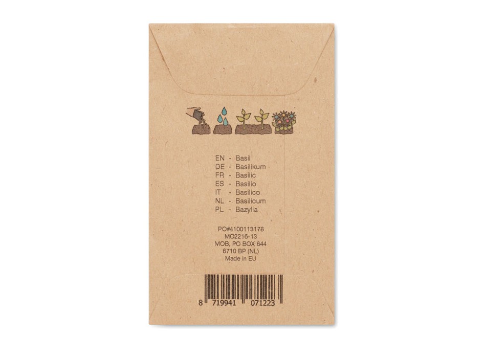 BASILOP - Semi di basilico in busta kraft FullGadgets.com