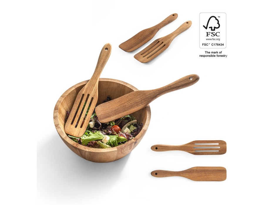 BATALI. Set di due posate in legno di acacia FullGadgets.com