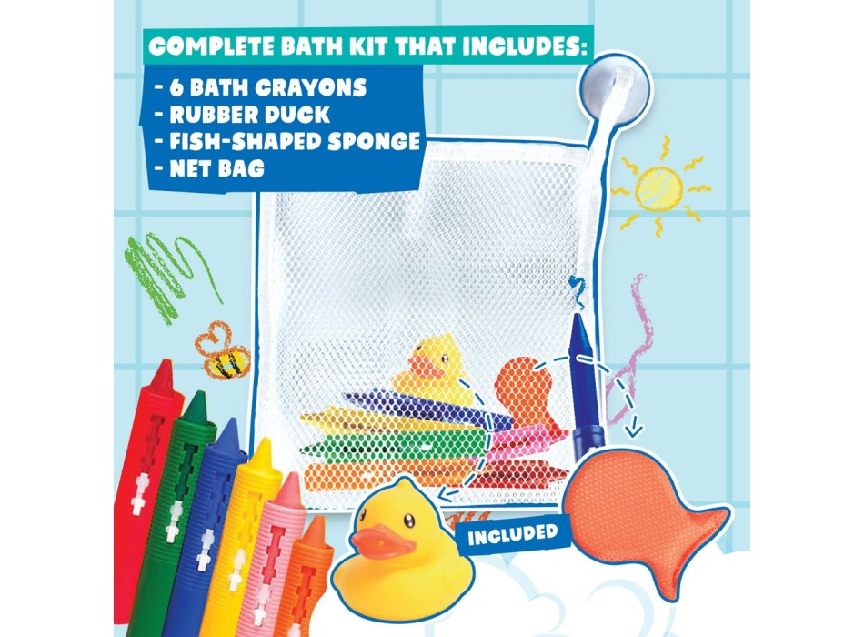 BATH CRAYONS. Giochi educativi per bambini FullGadgets.com