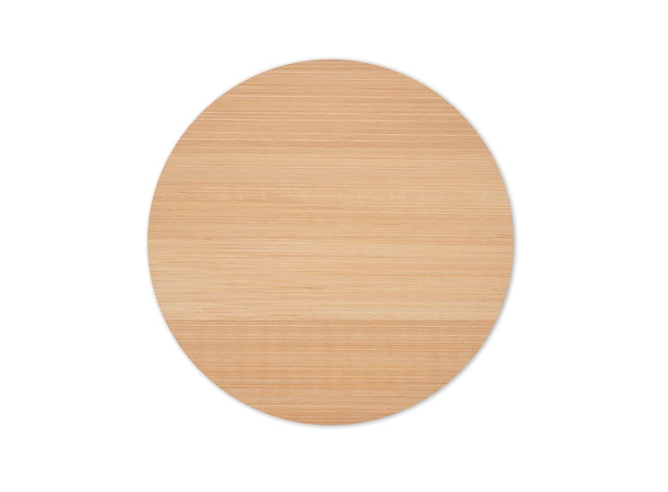 BAYIN - Sottobicchiere rotondo di bambo FullGadgets.com