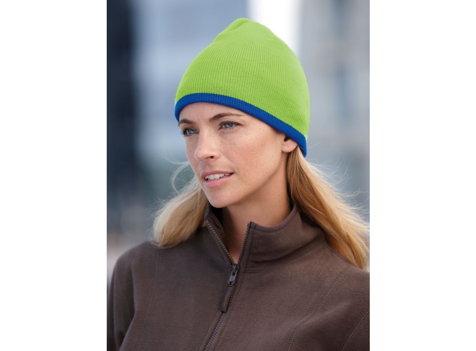 Beanie with Contrasting Border FullGadgets.com