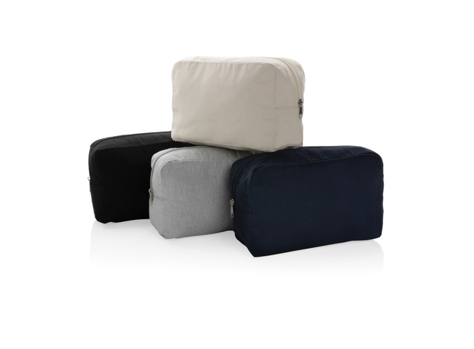 Beauty case in canvas riciclato 285 gm2 non tinto Impact Awa FullGadgets.com