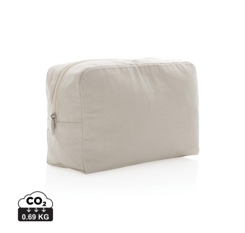 Beauty case in canvas riciclato 285 gm2 non tinto Impact Awa FullGadgets.com