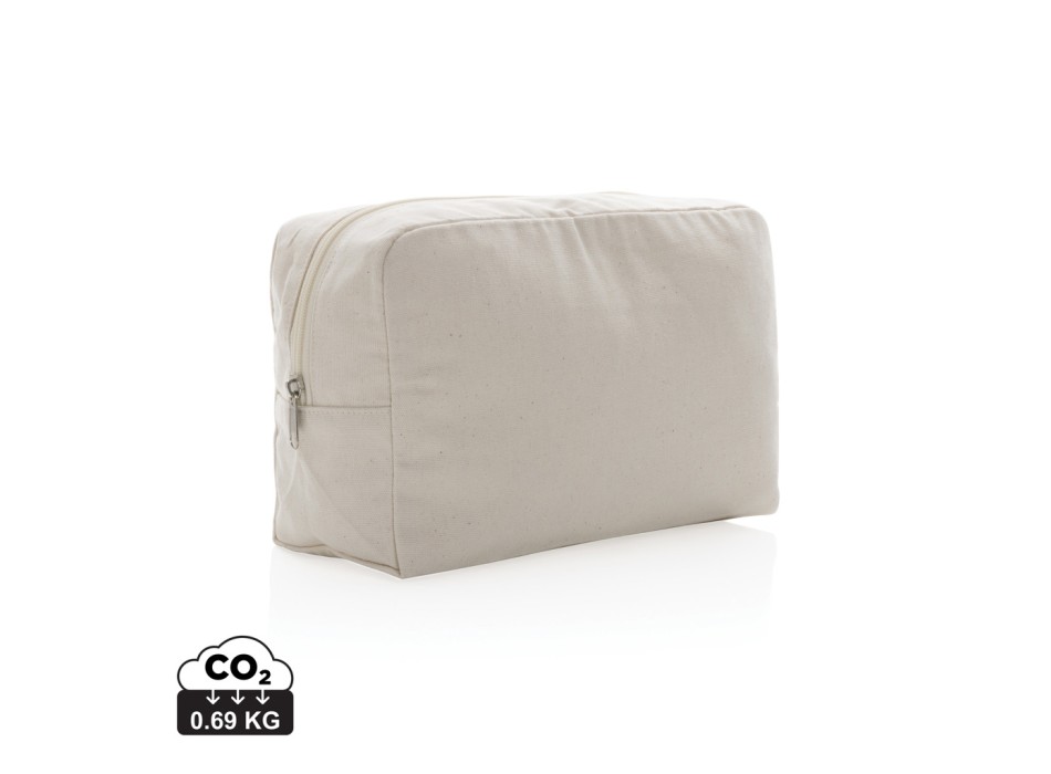 Beauty case in canvas riciclato 285 gm2 non tinto Impact Awa FullGadgets.com