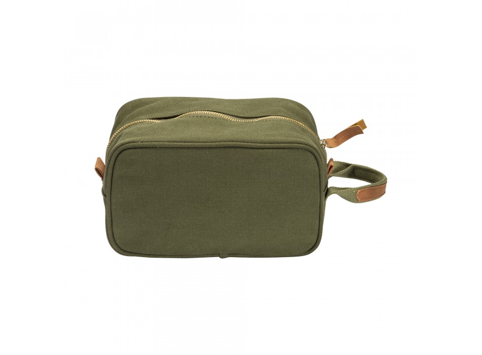 Beauty case in canvas riciclato  con maniglia laterale FullGadgets.com