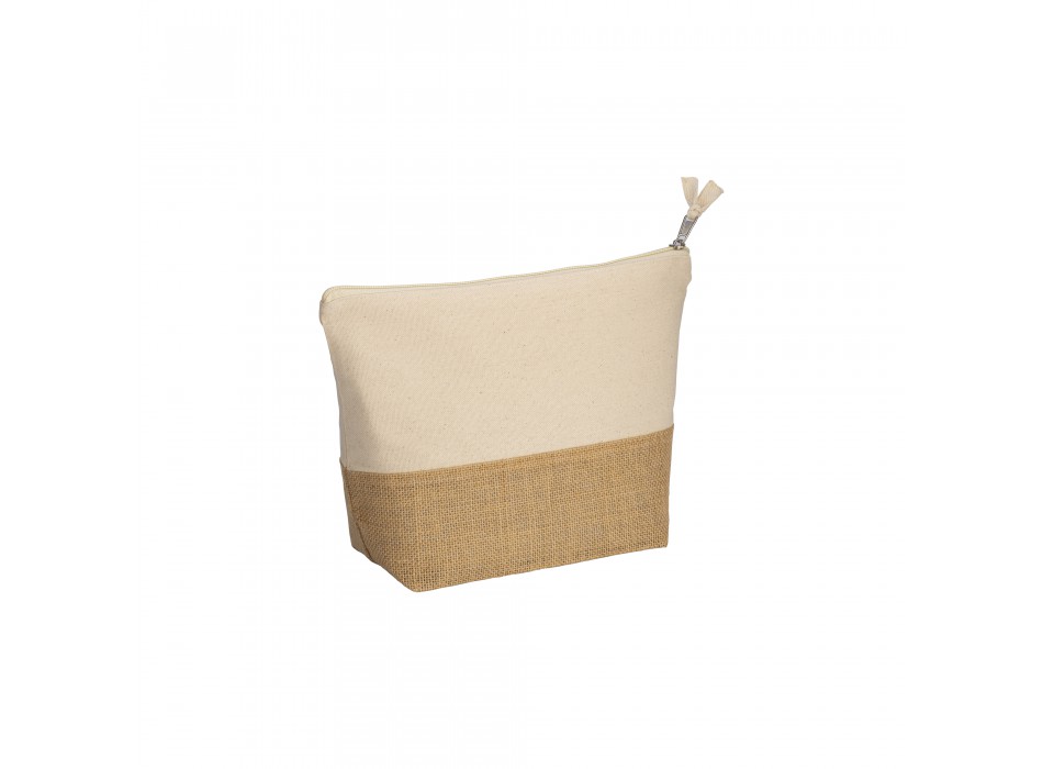 Beauty case in cotone 280 g/m2, con base in juta FullGadgets.com