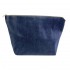 Beauty Case In Denim (100%Xy Cotone) Personalizzabile Con Chiusura Zip