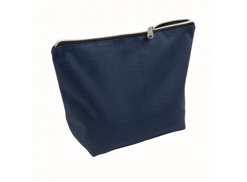 Beauty case in cotone spazzolato 10 oz con chiusura zip FullGadgets.com