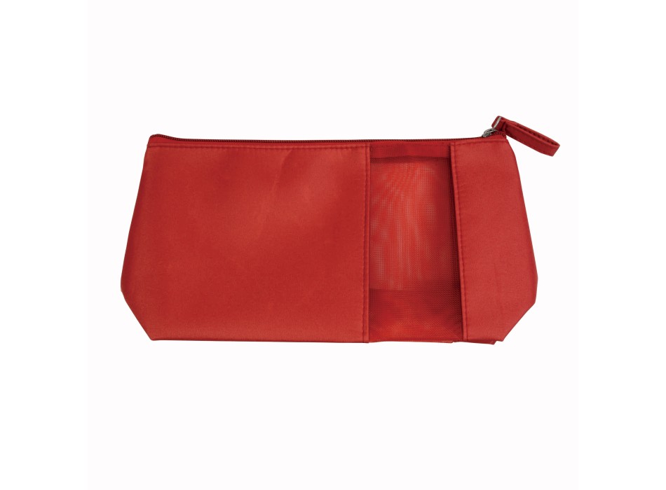 Beauty case in microfibra con zipper e finestra traforata FullGadgets.com