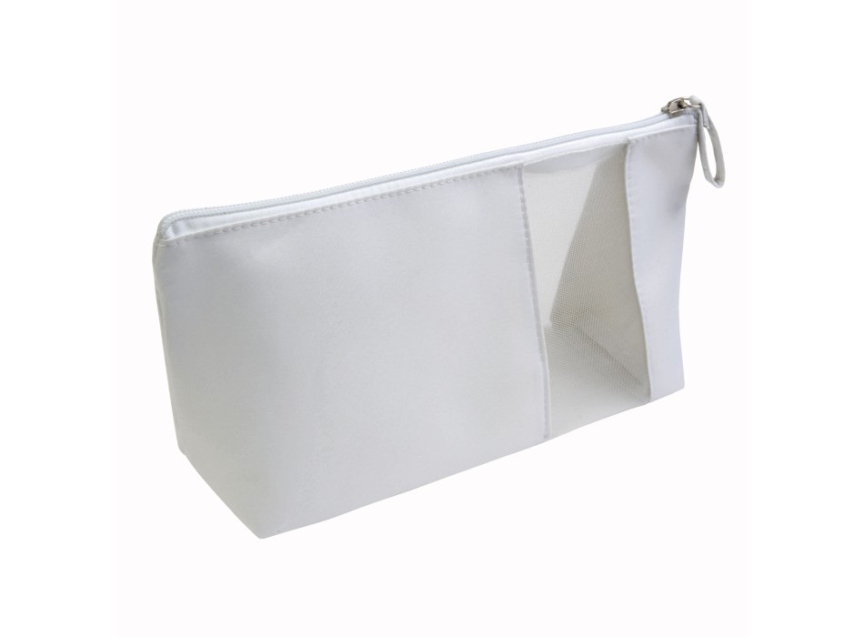 Beauty case in microfibra con zipper e finestra traforata FullGadgets.com