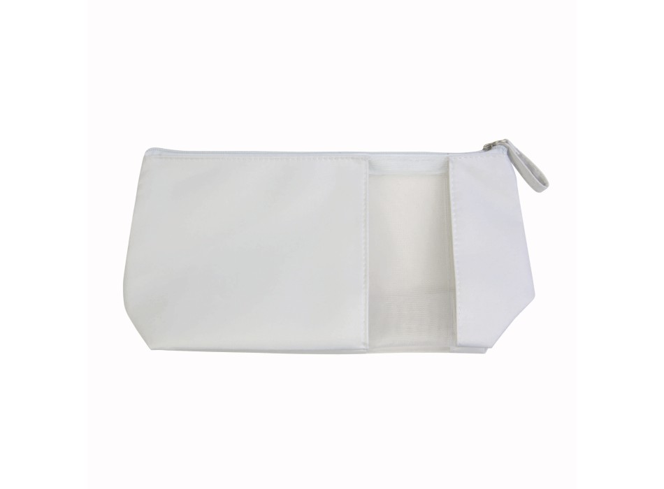 Beauty case in microfibra con zipper e finestra traforata FullGadgets.com