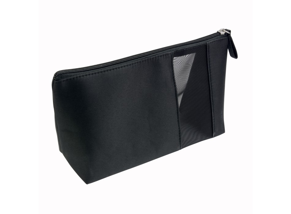 Beauty case in microfibra con zipper e finestra traforata FullGadgets.com