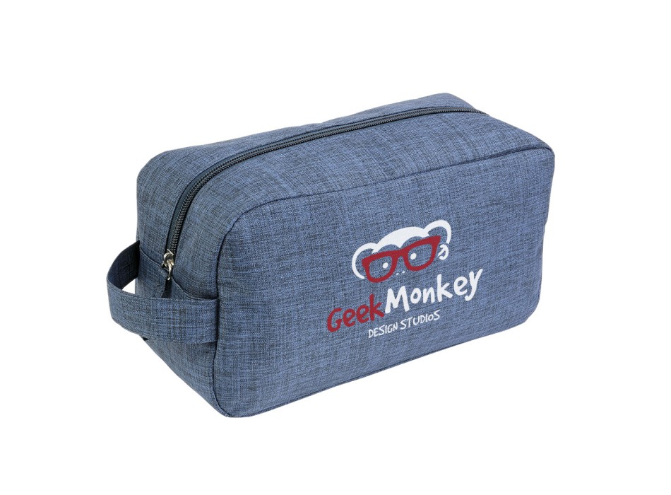 Beauty case in poliestere 300D tessuto melange con maniglia FullGadgets.com