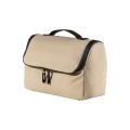 Beauty case in soft PU water resistant.