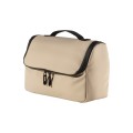 Beauty case in soft PU water resistant.