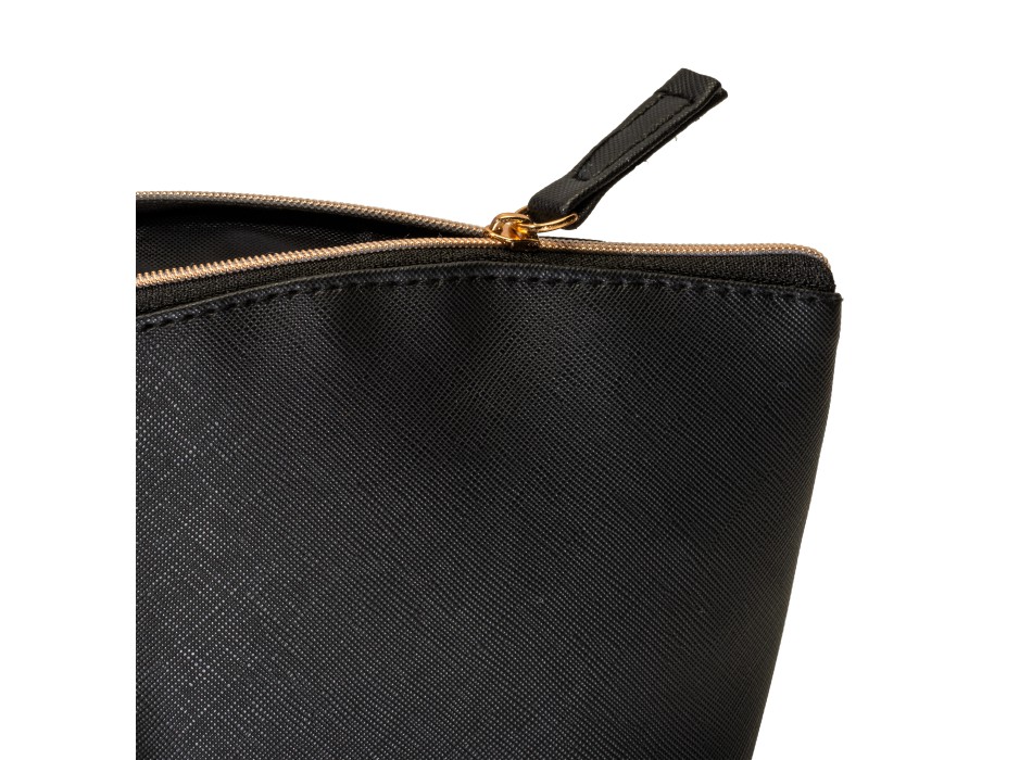 Beauty case multiuso in PU grana fine saffiano. Chiusura con zip e fodera interna FullGadgets.com