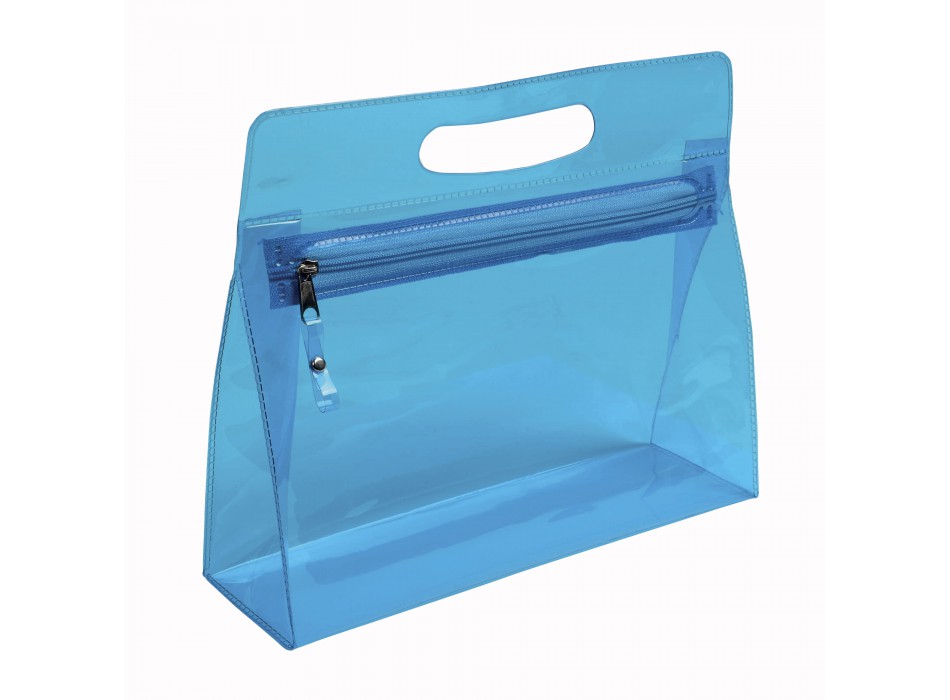 Beauty in pvc trasparente con chiusura a zip e maniglia FullGadgets.com
