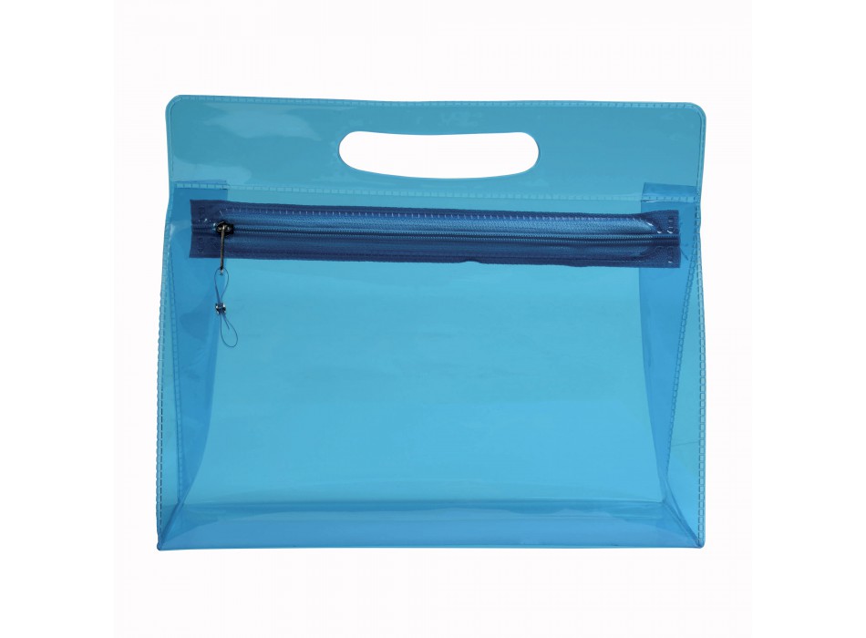 Beauty in pvc trasparente con chiusura a zip e maniglia FullGadgets.com