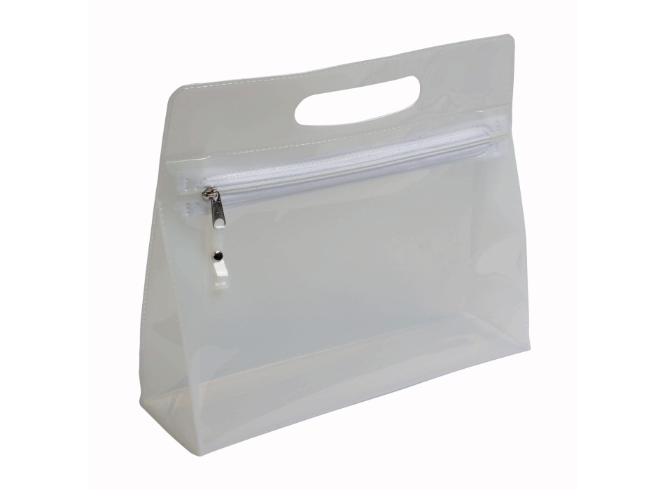 Beauty in PVC trasparente con chiusura a zip e maniglia FullGadgets.com