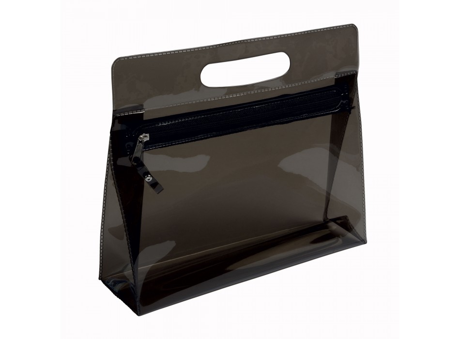 Beauty in pvc trasparente con chiusura a zip e maniglia FullGadgets.com