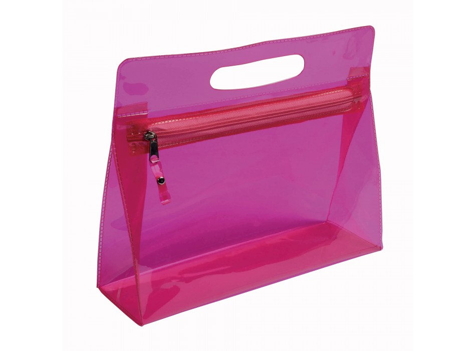 Beauty in pvc trasparente con chiusura a zip e maniglia FullGadgets.com