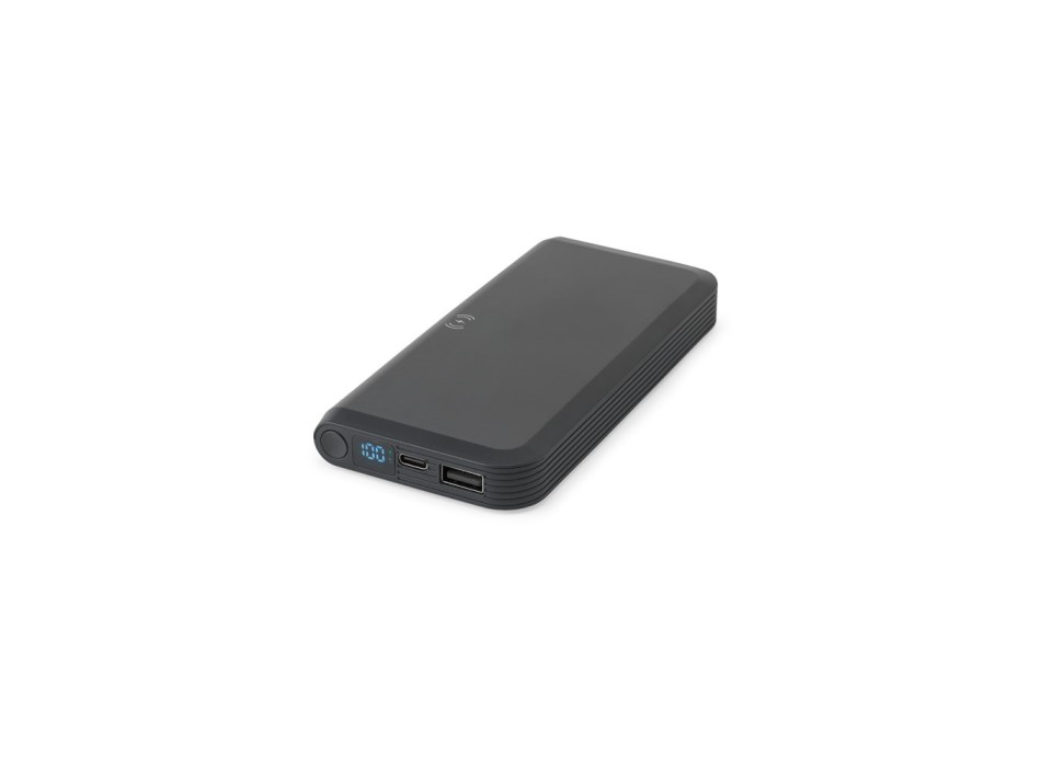 BECKER 10. Power bank da 10'000 mAh in ABS riciclato (100% rABS) con caricatore wireless superveloce da 15W FullGadgets.com